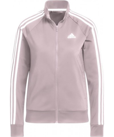 Women's Essentials Warm-up Slim 3-Stripes Track Jacket Preloved Fig $20.30 Jackets