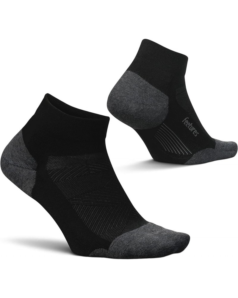 Elite Max Cushion Low Cut Sock - Athletic Running Sock - Sport Sock with Targeted Compression - (1 Pair) New Black $9.43 Socks