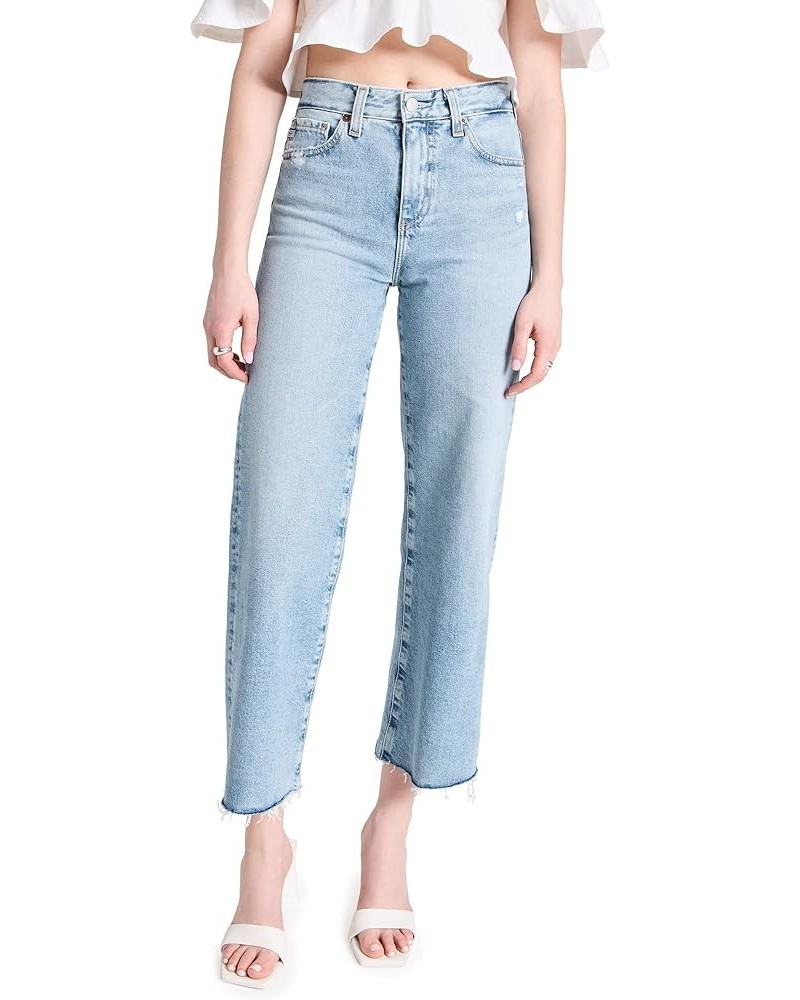 Women's Saige High Rise Straight Wide Leg Crop Jean Apparition $55.14 Jeans