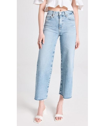 Women's Saige High Rise Straight Wide Leg Crop Jean Apparition $55.14 Jeans