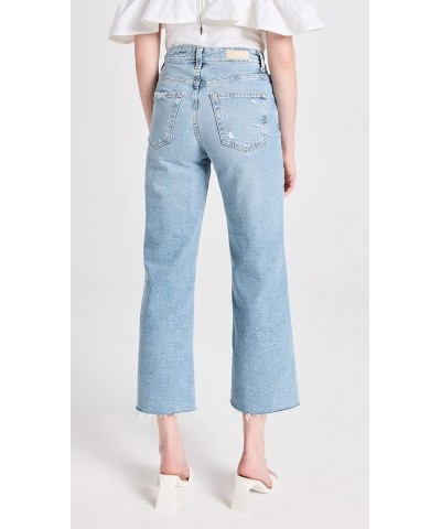 Women's Saige High Rise Straight Wide Leg Crop Jean Apparition $55.14 Jeans