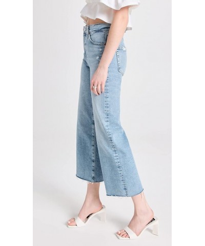 Women's Saige High Rise Straight Wide Leg Crop Jean Apparition $55.14 Jeans