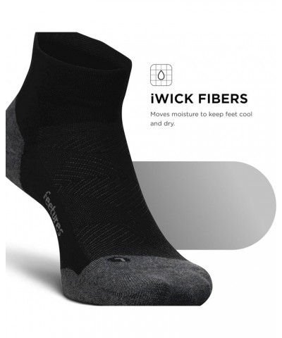 Elite Max Cushion Low Cut Sock - Athletic Running Sock - Sport Sock with Targeted Compression - (1 Pair) New Black $9.43 Socks