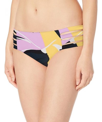 Women's Standard Multi Strap Hipster Bikini Bottom Swimsuit Cut Copy Blueprint $30.64 Swimsuits