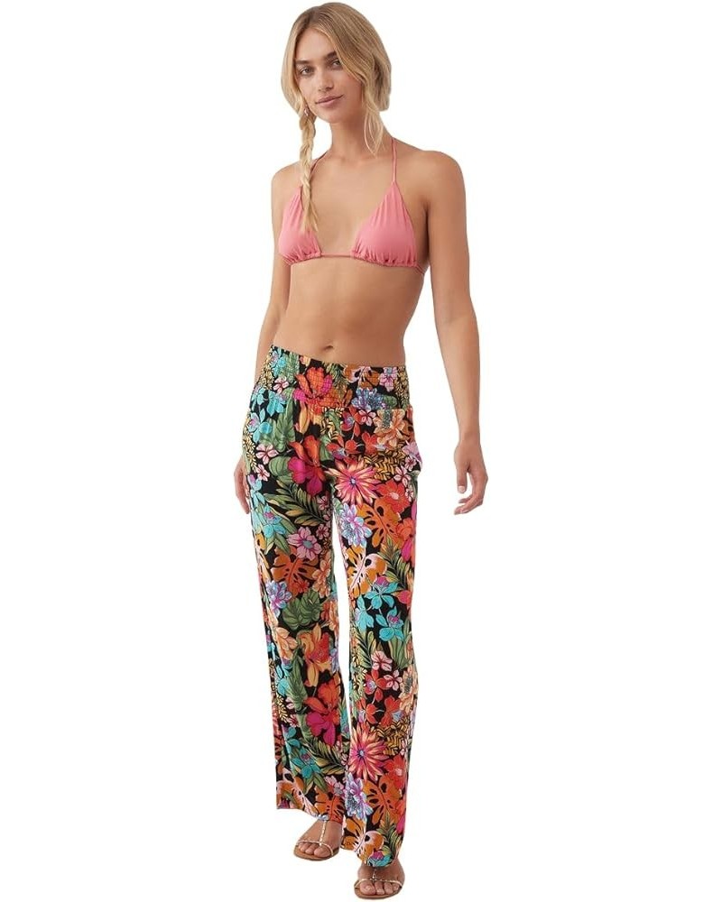 Women's Johnny Pant - Comfortable and Casual Straight Leg Pants with Elastic Waist Multi Colored | Johnny Reina $26.83 Others