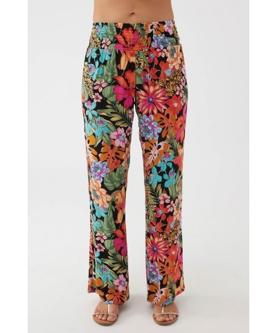 Women's Johnny Pant - Comfortable and Casual Straight Leg Pants with Elastic Waist Multi Colored | Johnny Reina $26.83 Others