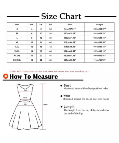 Women's Vacation Beach Dress Plus Size Summer Casual Solid Round Neck Sleeveless Flowy Breathable Ruffle Swing Dress Sky Blue...