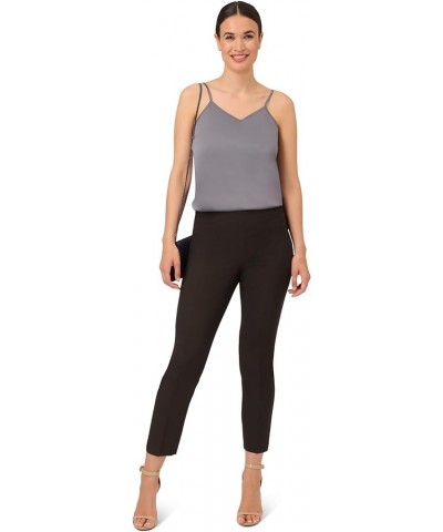 Women's Solid Bi-Stretch Pull-on Pant Black $23.85 Pants