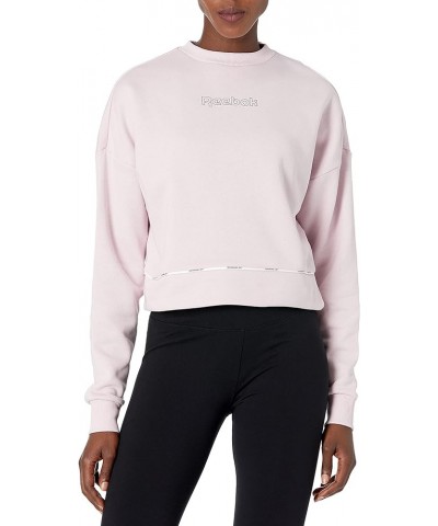 Women's Crewneck Sweatshirt Frost Berry/Piping Detail $24.64 Activewear