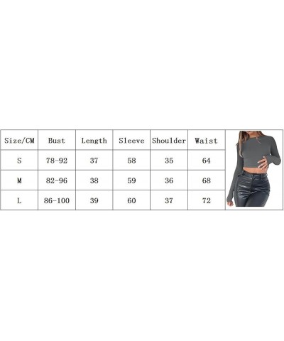 Y2k Skinny Long Sleeve Backless Crop Tops Square Neck Bodycon Shirts Cut Out Pullover Cami Streetwear Youthz Z Backless Dark ...