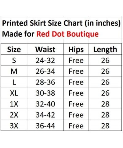 930 - Plus Size Ethnic African Print Long Maxi Skirt Short Red $25.19 Skirts