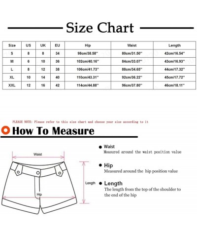 Denim Shorts for Women Mid Rise Ripped Jean Shorts Stretchy Folded Hem Hot Short Jeans Summer Fashion Dressy Casual 01 Blue $...