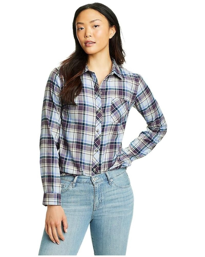 Women's Forest Flannel Shirt Ice $18.87 Blouses