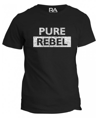 Bold Graphic T-Shirts, Ultra-Soft 60/40 Blend, Tag-Free Construction Pure Rebel Black $15.04 Tops