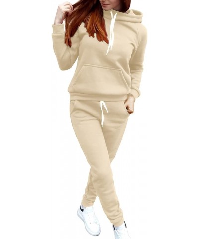 Women's Tracksuit set 2023 Fall Two Piece Outfit Long Sleeve Crewneck Pullover Tops And Jogger Pants Sweatsuit 05_a $4.23 Act...