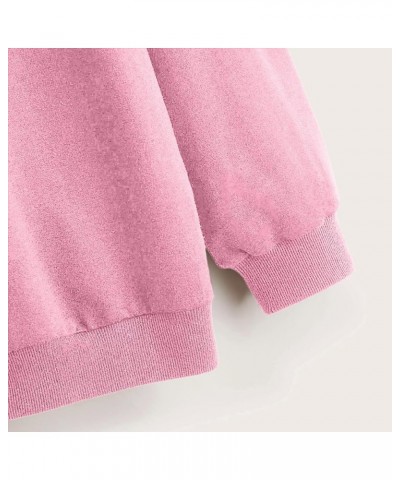 Cute Hoodies for Girls 10-12 Years Old Ladies Sweatshirt ClubBasic Tops Shirt X00-pink $8.31 Tops