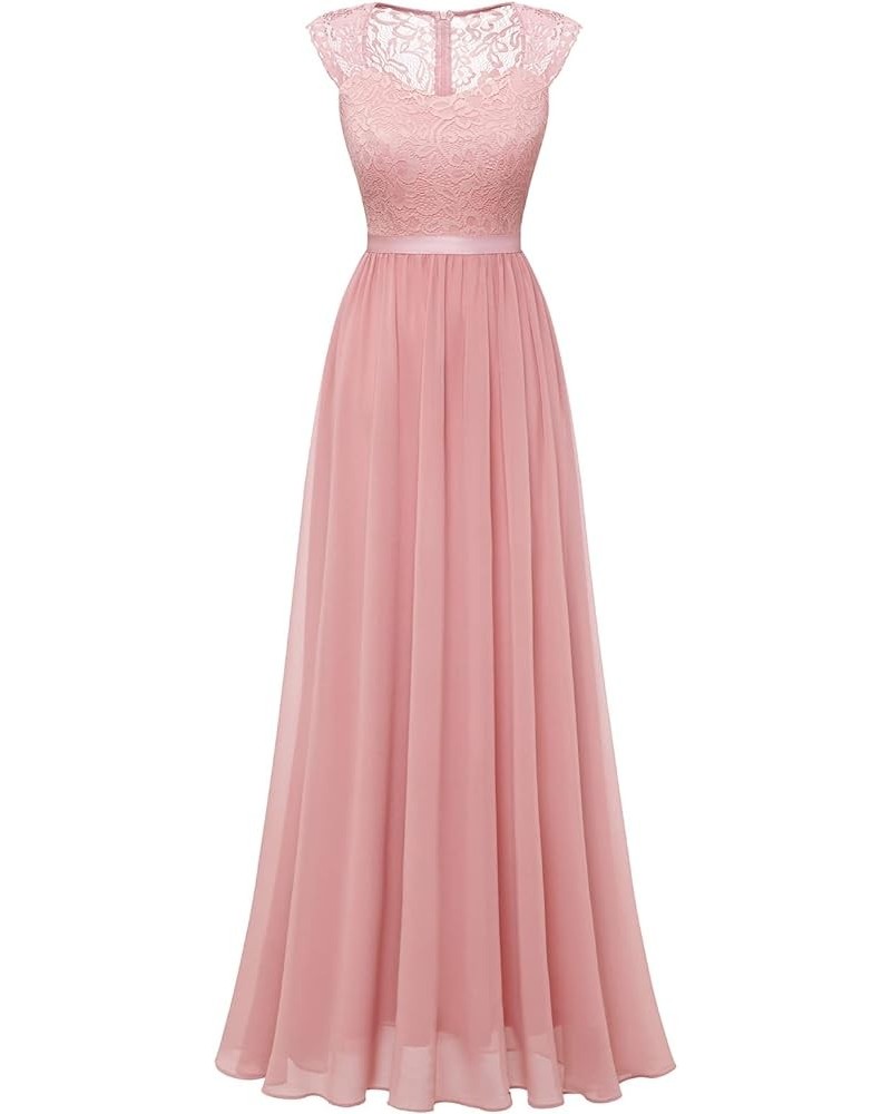 Women's Formal Dress Long Evening Party Gowns Elegant Bridesmaid Dresses for Wedding Guest Blush $21.60 Dresses