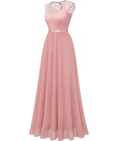 Women's Formal Dress Long Evening Party Gowns Elegant Bridesmaid Dresses for Wedding Guest Blush $21.60 Dresses