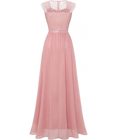 Women's Formal Dress Long Evening Party Gowns Elegant Bridesmaid Dresses for Wedding Guest Blush $21.60 Dresses