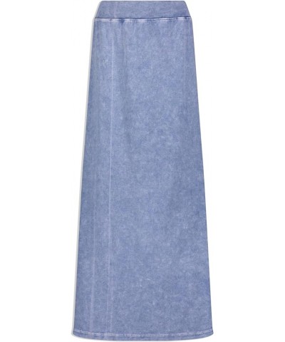 Forever Floor Length Column Skirt Style B-149 Light Denim $45.10 Skirts