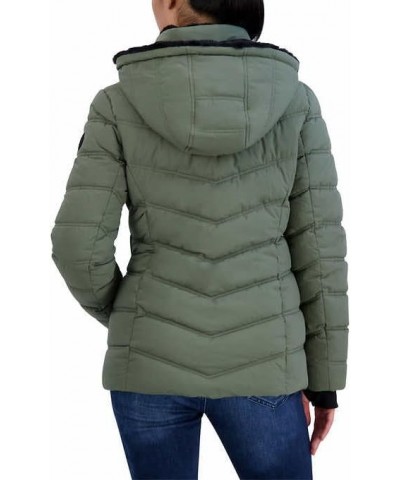 Women's Puffer Jacket Gray $31.82 Jackets