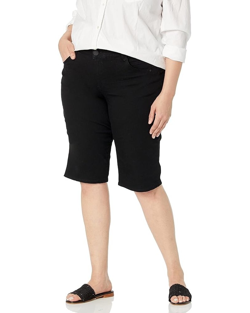 Women's Plus Size Ab Solution Bermuda Short Black $33.01 Shorts