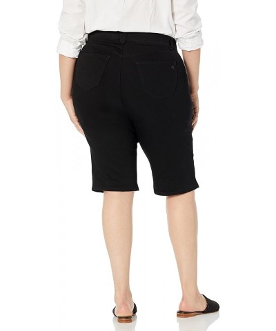 Women's Plus Size Ab Solution Bermuda Short Black $33.01 Shorts