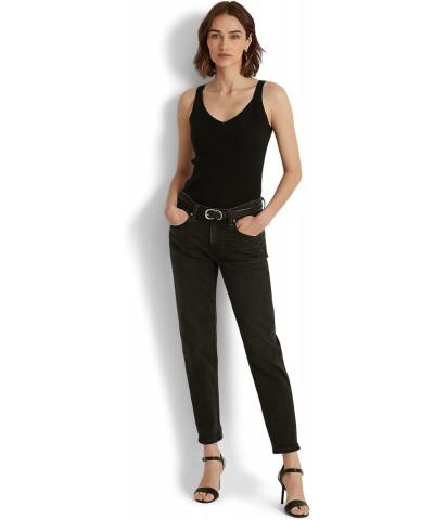 Lauren Ralph Lauren Relaxed Tapered Jeans in Empire Black Wash Empire Black Wash 12 $38.85 Jeans