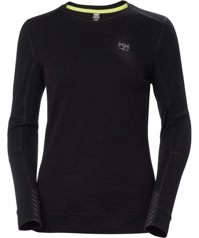 Workwear Women's 75209 HH Lifa Merino Crewneck Black $45.60 Sweaters