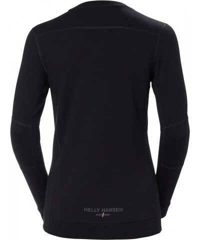 Workwear Women's 75209 HH Lifa Merino Crewneck Black $45.60 Sweaters