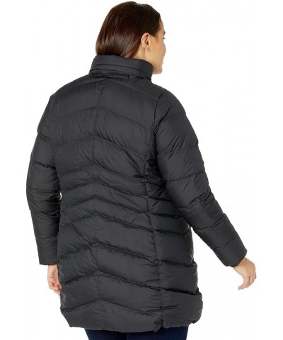 Women's Montreal Mid-Thigh Length Down Puffer Coat Jet Black - Plus $50.64 Jackets