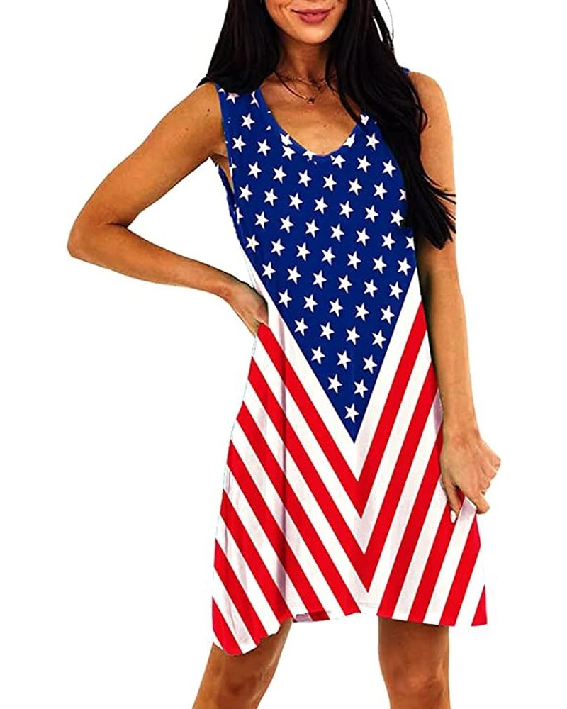 American Flag Shirt Tops Womens 4th of July T-Shirts Ring Hole Short Sleeve Sexy V-Neck Patriotic Tees Dress Red1 $9.84 T-Shirts