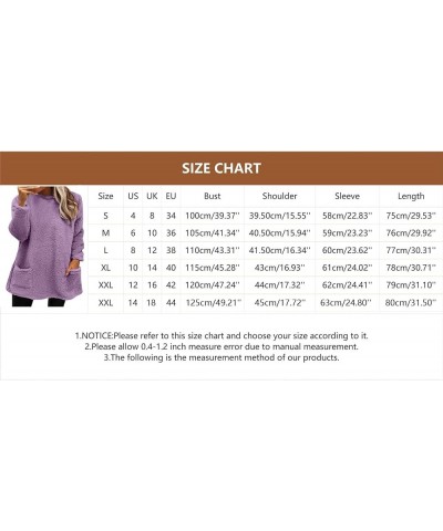 Jackets for Women,Casual Fleece Fuzzy Faux Shearling Warm Winter Outwear Jackets Shaggy Coat A12-grey $3.44 Coats