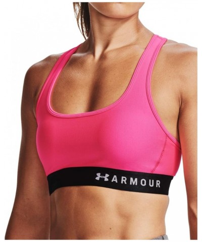 Women's Mid Impact Crossback Sports Bra Cerise (653)/White $10.50 Lingerie