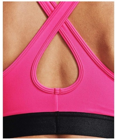 Women's Mid Impact Crossback Sports Bra Cerise (653)/White $10.50 Lingerie