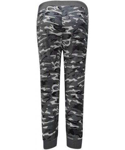 Camo Capris for Womens Slim Fit Jogger Pants Pull On Capri Leggings Cropped Workout Yoga Pants Trendy Sweatpants Gray $11.19 ...