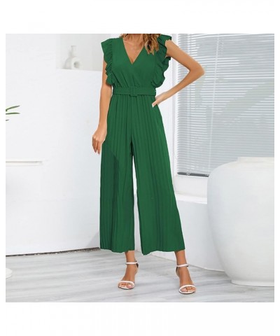 Jumpsuits For Women Casual Palazzo Overalls Summer Loose Romper Fashion Harem Pants Simple Plus Size Pants D $14.29 Jumpsuits