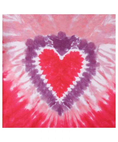 Love Heart T-Shirt for Women Love Graphic Valentines Shirts Tie Dye Short Sleeve Tee Tops Red $12.50 T-Shirts