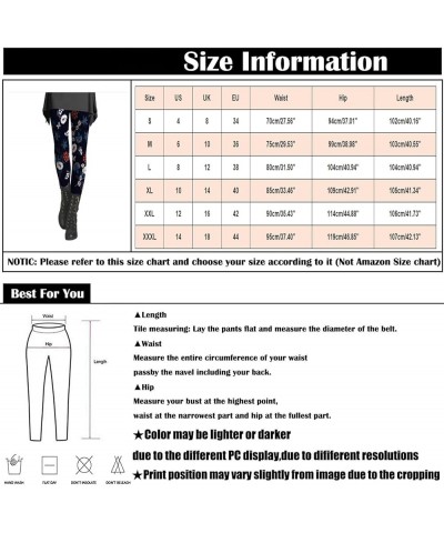 Stylish Boho Printed Leggings Tights for Women Skinny Comfy Stretchy High Waisted Workout Athletic Fitness Yoga Pants Type - ...