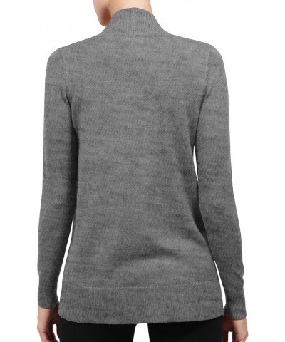 Womens Casual Open Front Knit Cardigan Sweater Extra Stretchy (S-3XL) Heathergray $12.48 Sweaters