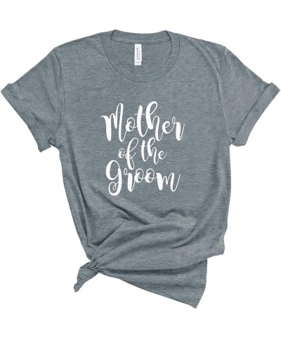 Mother of The Bride Shirt. Mother of The Groom Shirt. Unisex T-Shirts for Mom of The Bride and Groom Heather Grey Motg $15.11...