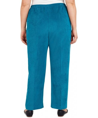 Women's Plus Size Classic Regular (Medium) Length Cord Pant Peacock $15.73 Pants