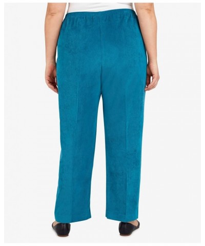 Women's Plus Size Classic Regular (Medium) Length Cord Pant Peacock $15.73 Pants