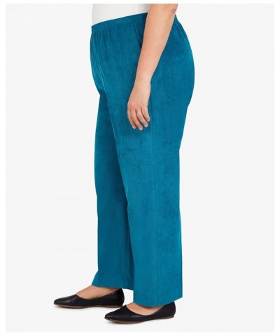 Women's Plus Size Classic Regular (Medium) Length Cord Pant Peacock $15.73 Pants