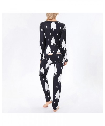 Women Butt Flap Pajamas Jumpsuit Sexy Deep V Neck Long Sleeve Bodycon Romper Overall Sleepwear X-black $13.19 Jumpsuits