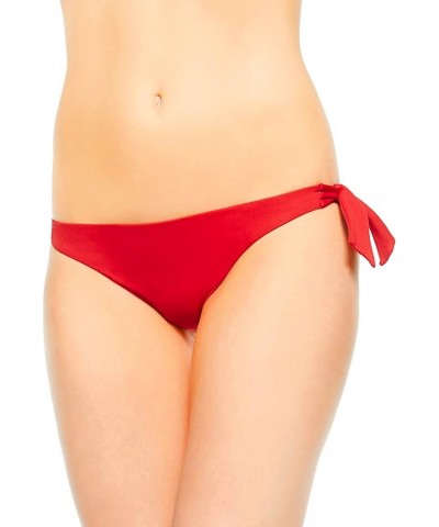 Women's Swimwear Bottoms Low Waist Cheeky Bikinis Thong Side Tie Brazilian Swimsuit Bottom Red $12.53 Swimsuits