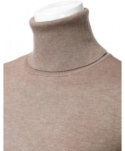 Women's Long Sleeve Pullover Turtleneck Slim Fit Stretch Knit Sweater (S-XXL) Lbt014_camel $15.04 Sweaters