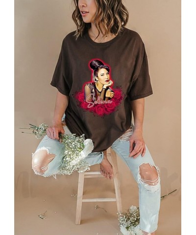 Selena Roses Shirt - Anything for Selenas Shirt, Queen of Tejano Music Tshirt, Playeras De Selena Black $10.79 T-Shirts