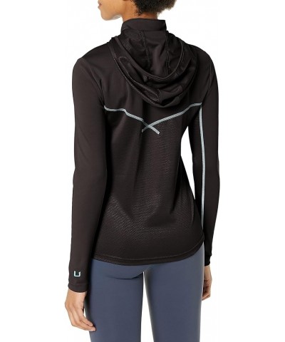 Women's Icon X Hoodie |UPF 50+ Long-Sleeve Fishing Shirt Medium Black $31.34 Activewear