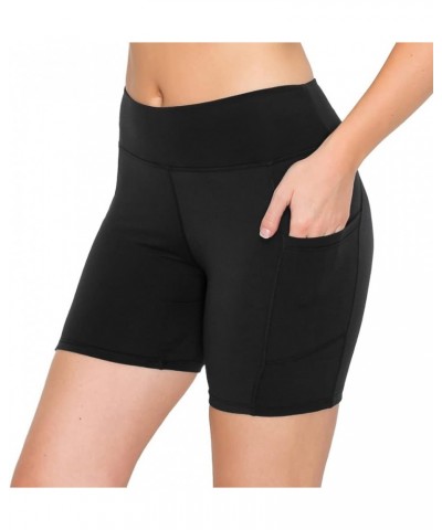 3 Pack Yoga Shorts – Super Soft Slip Shorts for Women Sbk5-1170 2p Black/Black $20.13 Activewear